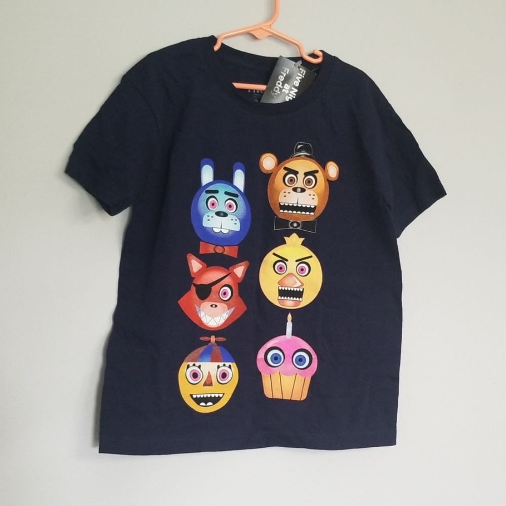 Kids Five Nights at Freddy's FNAF Glow T-shirt